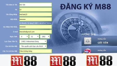 Hướng Dẫn Đăng Ký M88 đơn giản qua 3 bước nhanh gọn